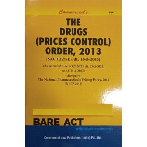 Commercial's The Drugs (Prices Control) Order, 2013 Bare Act 2023